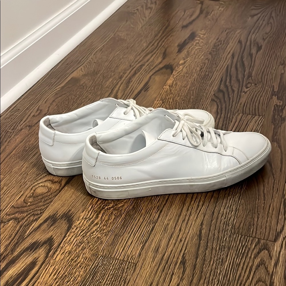 Common Projects Achilles White Leather Low Sneakers